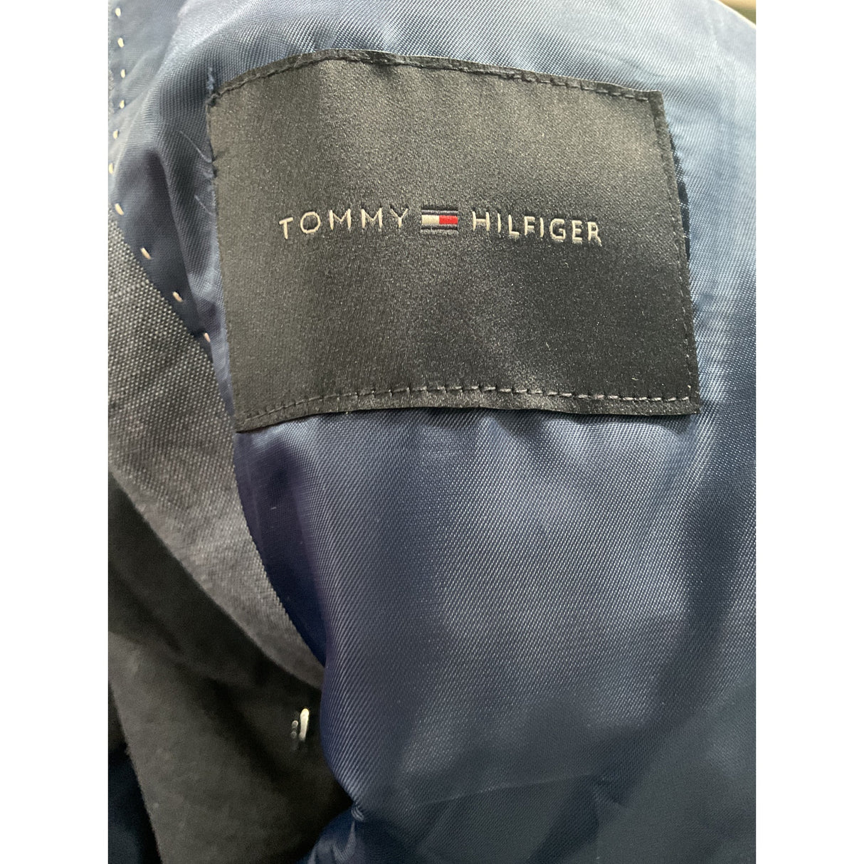 Tommy Hilfiger Blue Linen Blazer