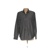 Express Gray Men's Button-Up