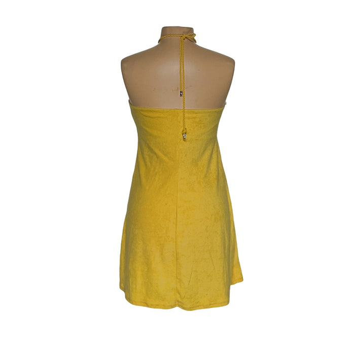 RL Yellow Blouson Dress, Size L