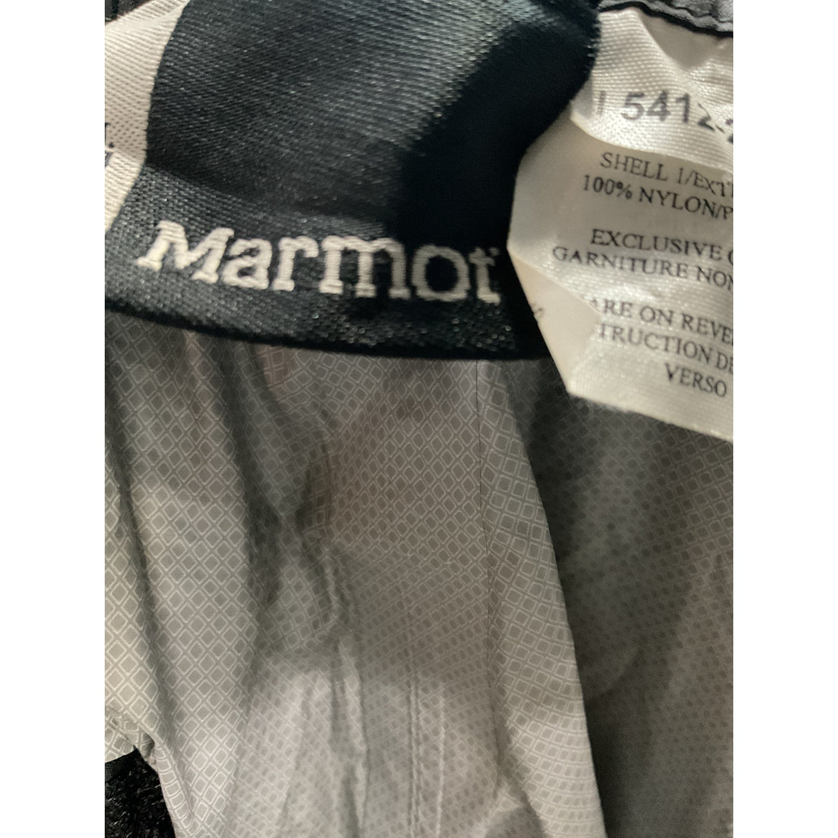 Marmot Black Rain Pants - Men's 36x34