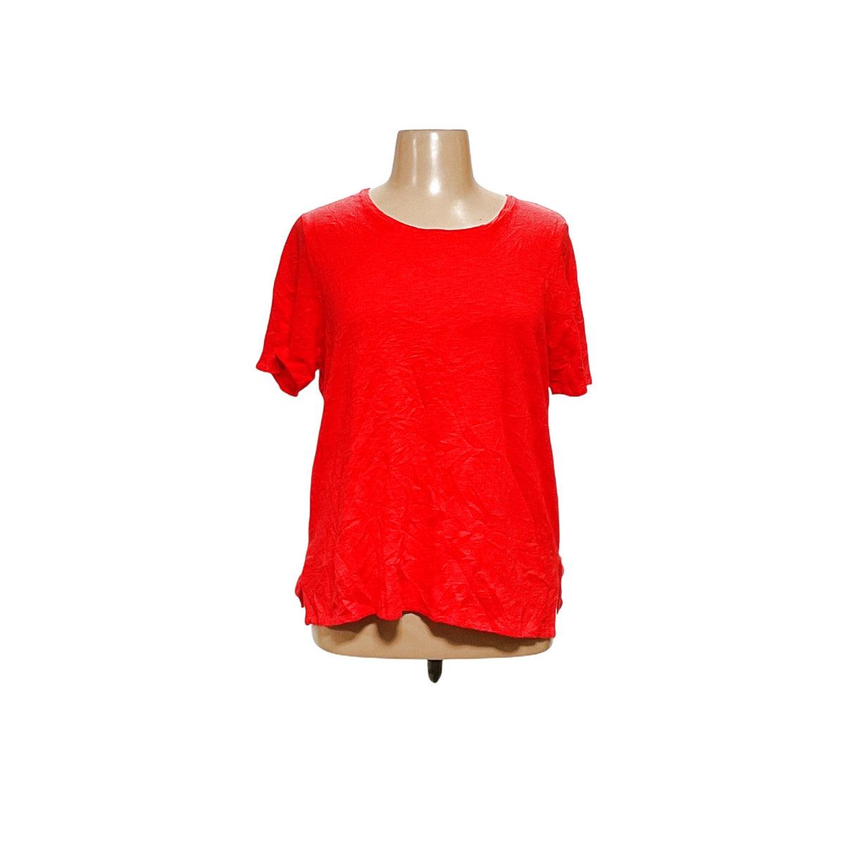 Chico's Red Cotton Blouse, Women's Size 3