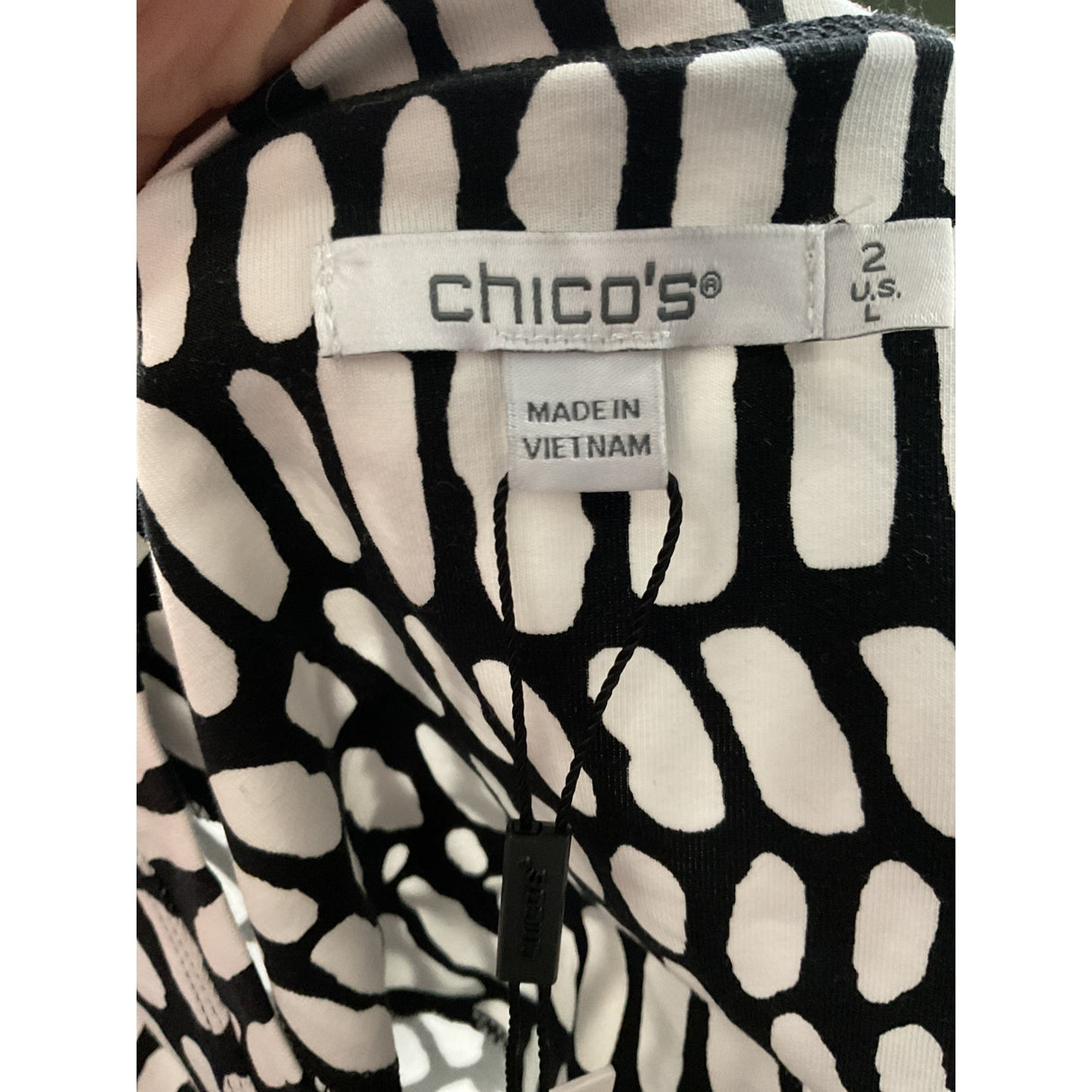 Chico's Polka Dot Blouse - Multicolor L