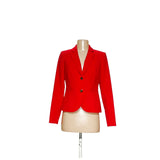 Calvin Klein Red Basic Blazer - Women's XS