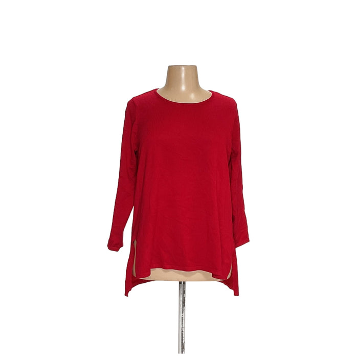 Tahari Red Plus Size Rayon Sweater