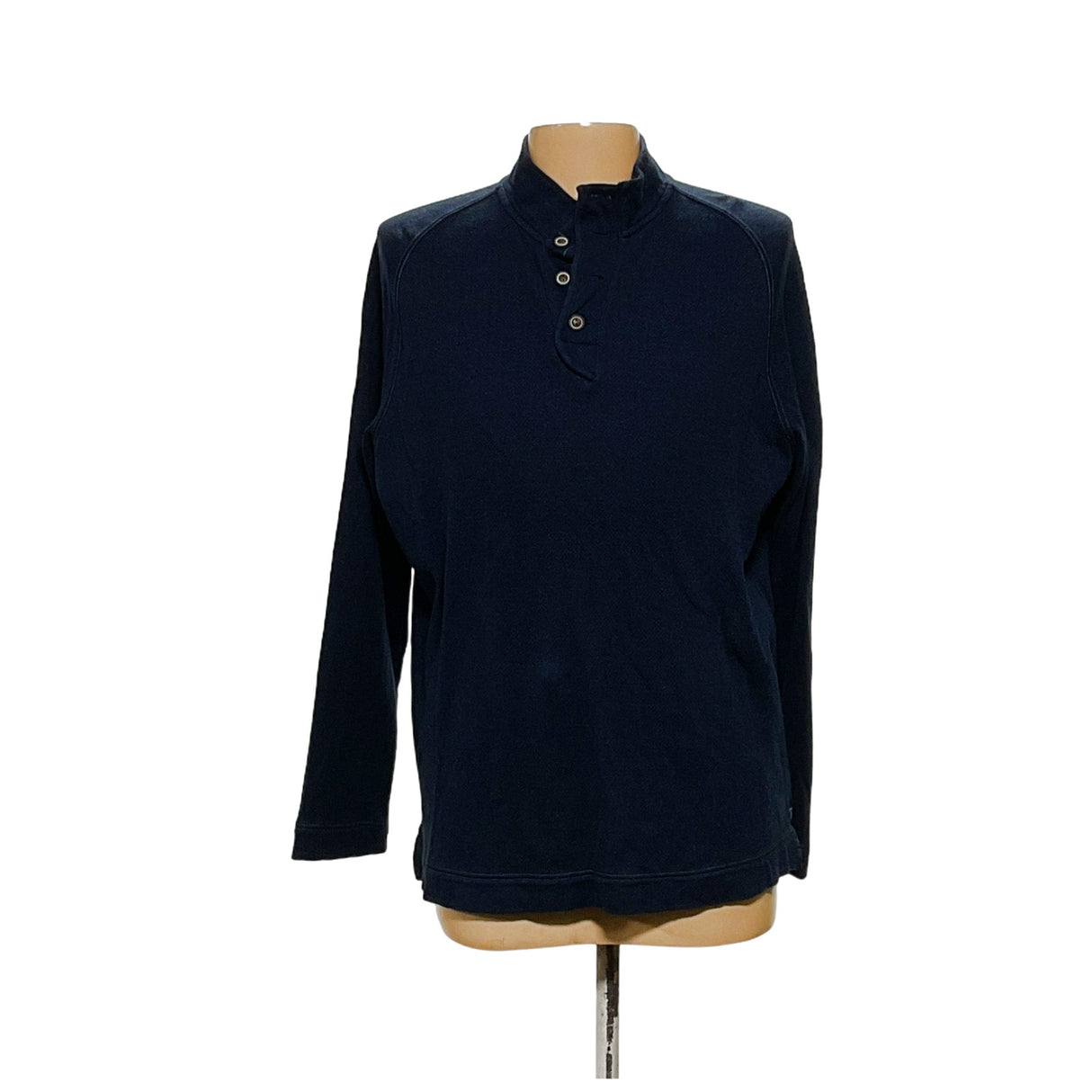 Tommy Bahama Men's Blue Henley Sweatshirt