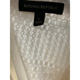 Banana Republic Lace Blouse - White, Size L