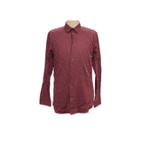 Banana Republic Men's Red Gingham Shirt (L)