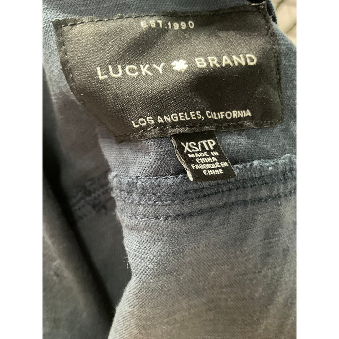 Lucky Brand Women's Blue Cotton Jacket