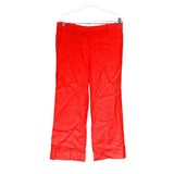 Cropped J. Crew Orange Linen Pants, Size 10