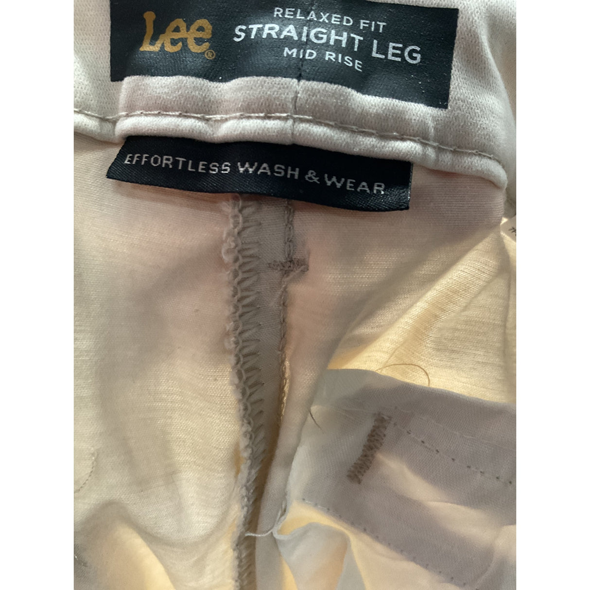 Lee Beige Ankle Pants, Size 12