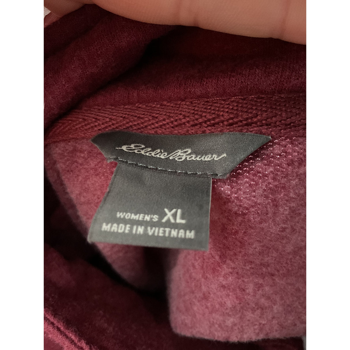 Eddie Bauer Red Henley Sweatshirt XL