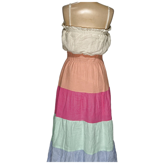 THML Multicolor Blouson Dress