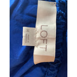 LOFT Floral Blouse - Blue (M)