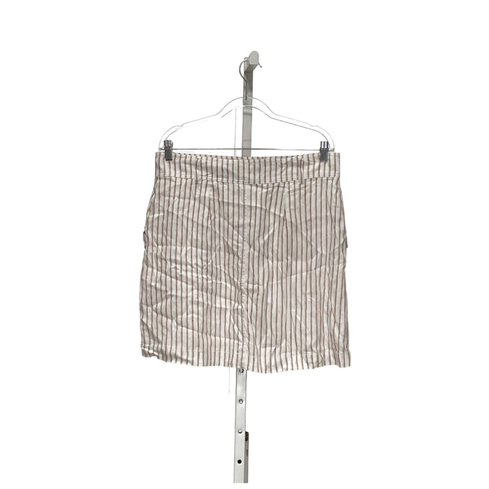 Ann Taylor Petite Linen Mini Skirt