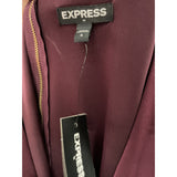 Express Purple Sheath Midi Dress (Size 4)