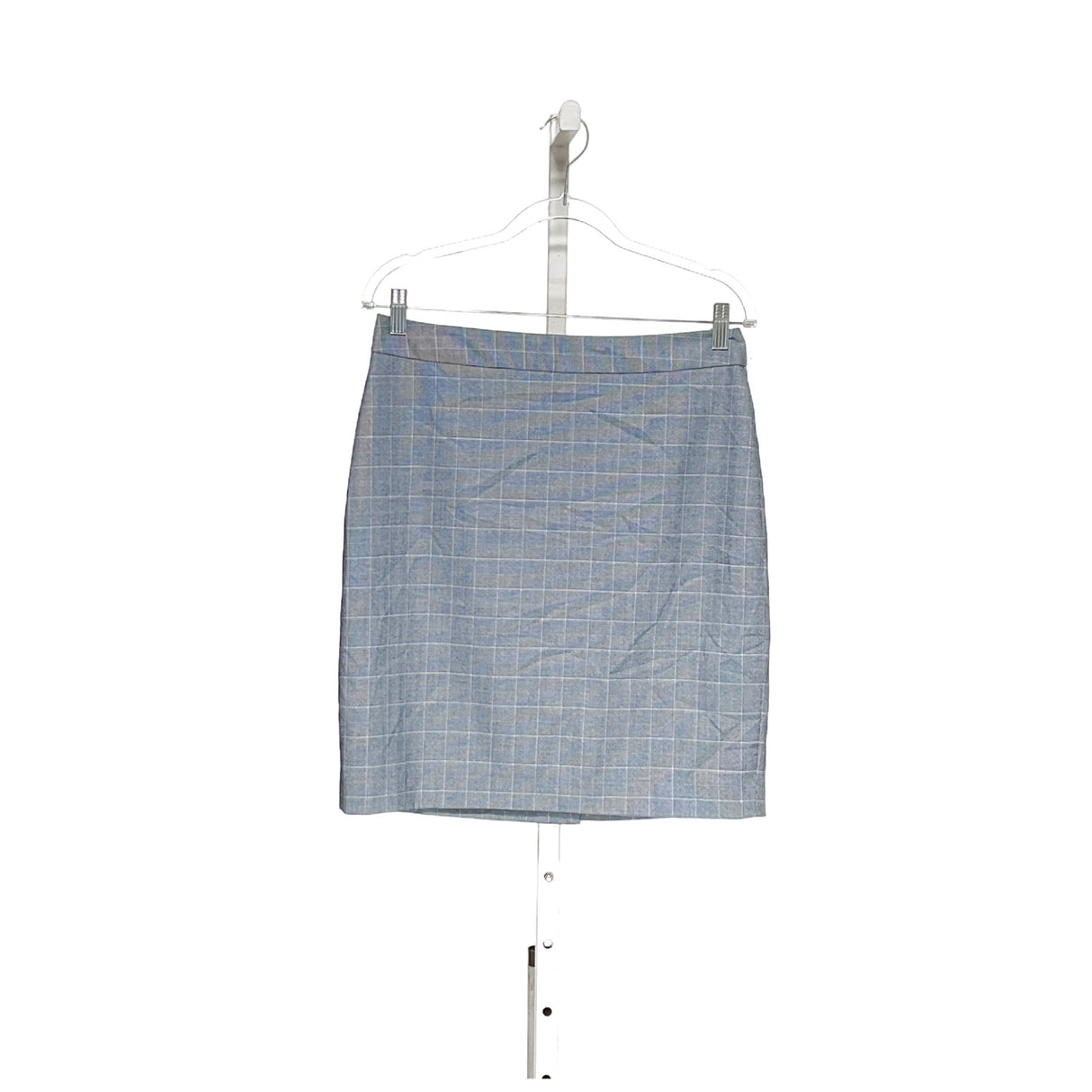 Banana Republic Women's Gray Plaid Mini Skirt - Size 8P