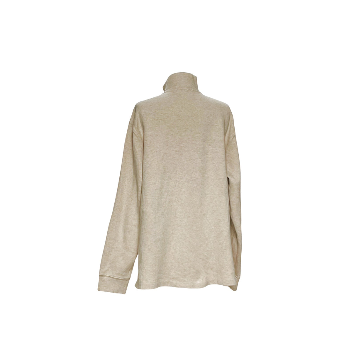 Polo Ralph Lauren Beige Cotton Henley Sweater