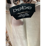 BEBE Multicolor Animal Print Chiffon Blouse