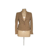 EVAN PICONE Beige Wool Blazer - Size 14