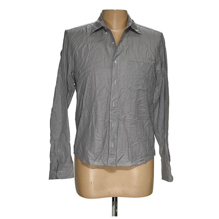 J. Crew Gray Button-Up Shirt, Men's M