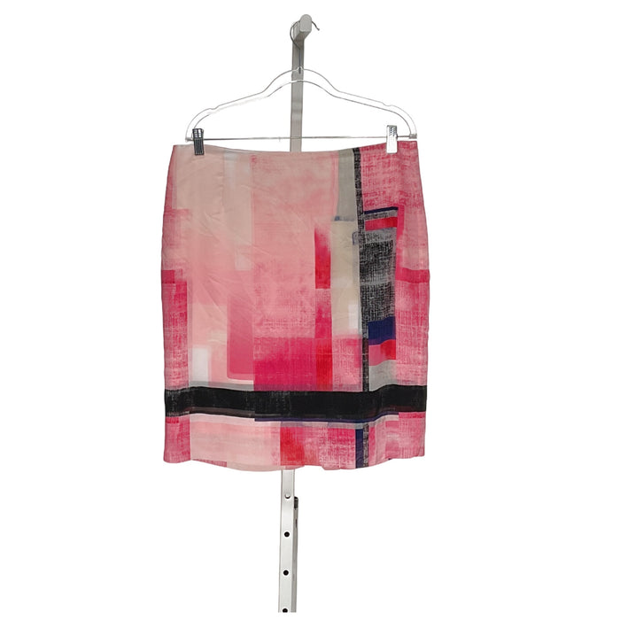 WHBM Multicolor A-Line Skirt