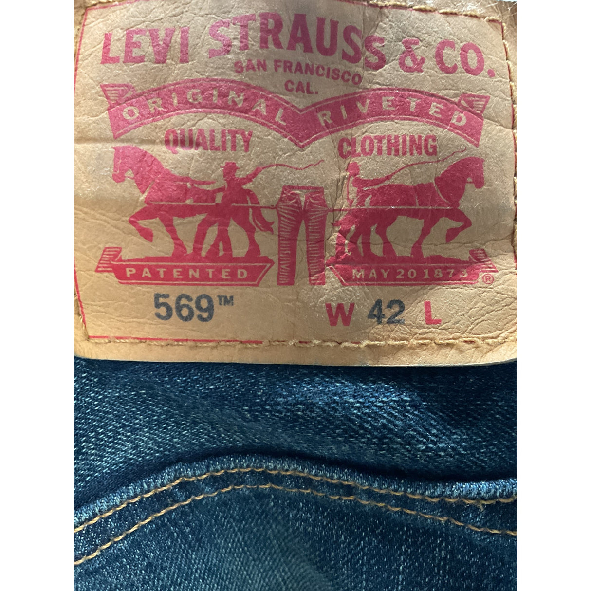 Levi's Blue Men's Bermuda Shorts 42