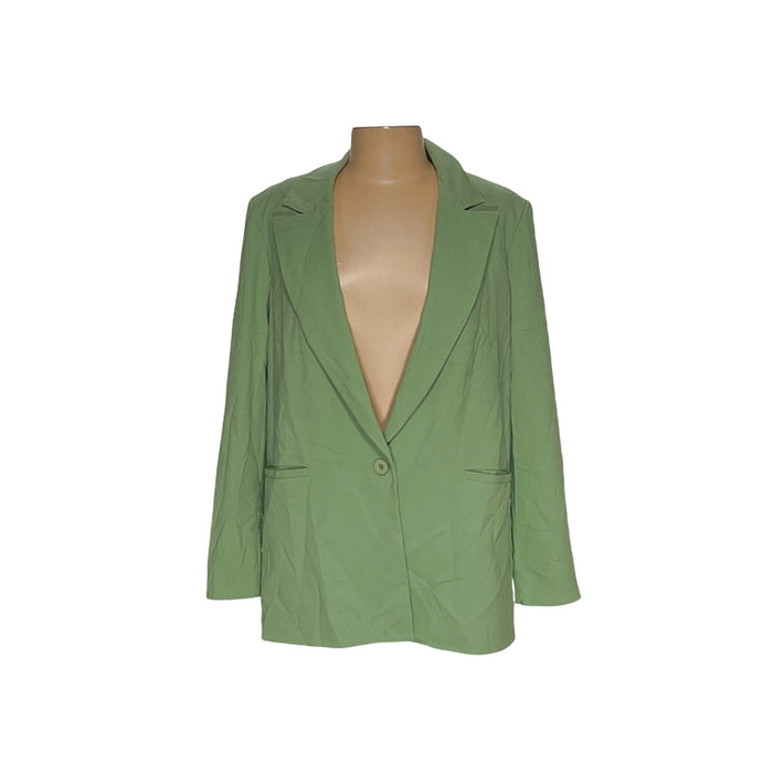 Alice + Olivia Green Basic Blazer Sz 12