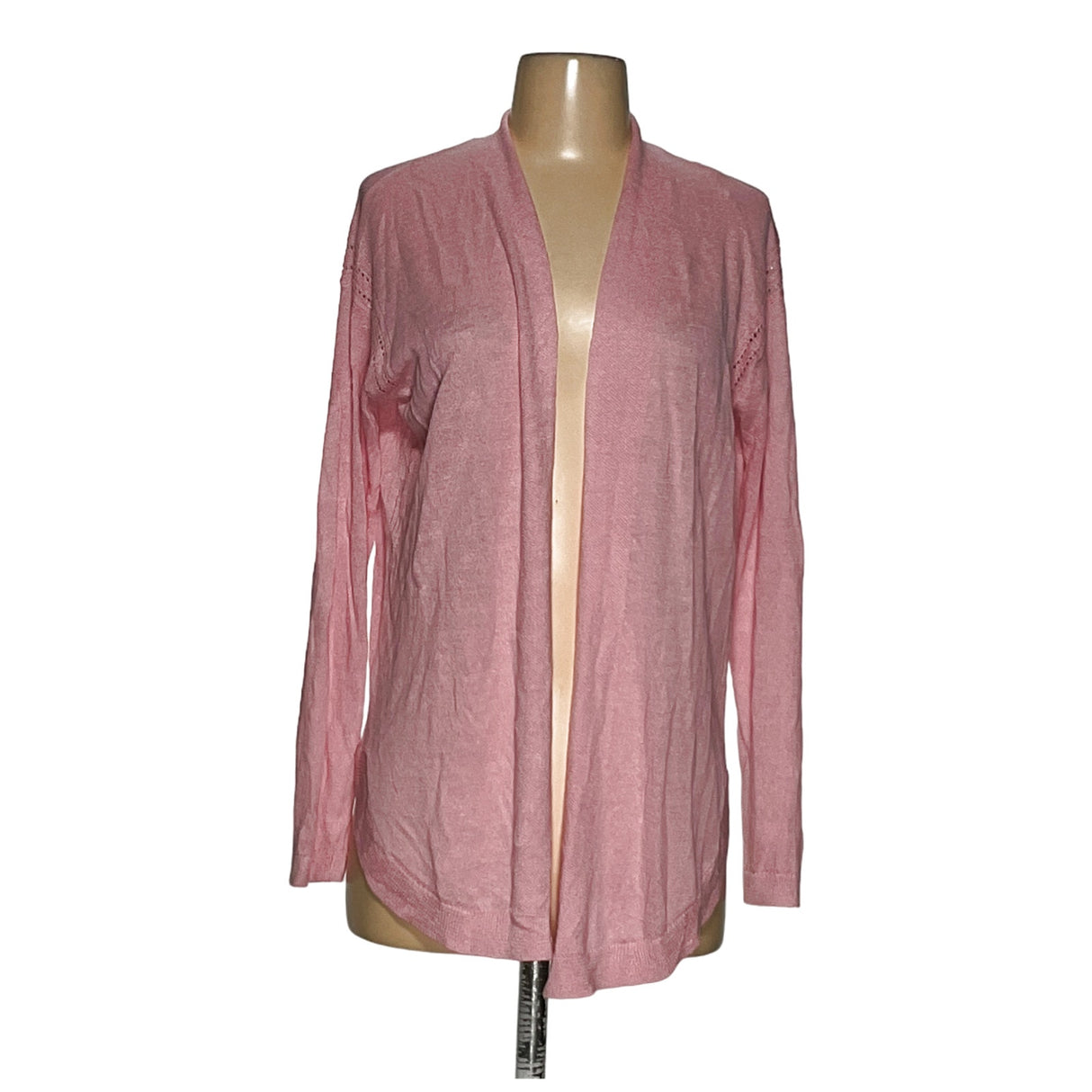 Talbots Pink Linen Cardigan XS