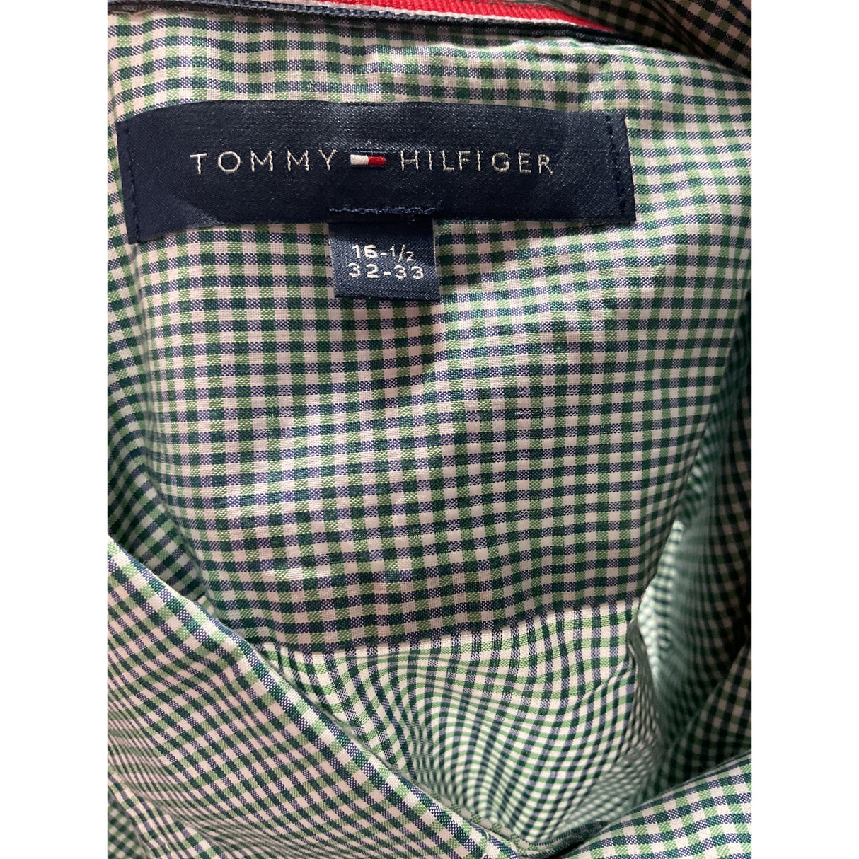 Tommy Hilfiger Green Men's Button-Up Shirt
