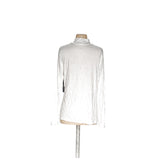 Tahari White Chiffon Blouse XL