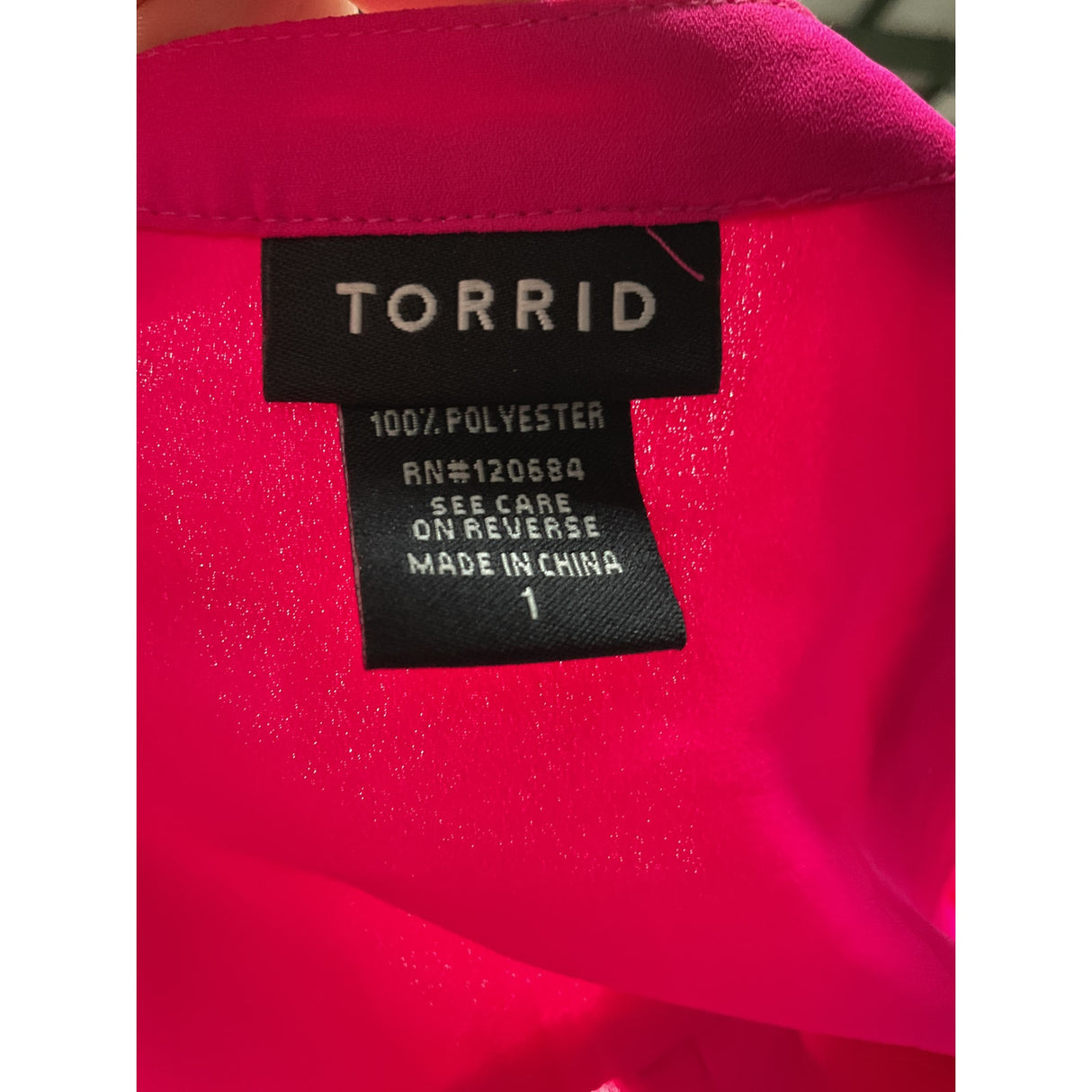 Torrid Pink Polyester Blouse - Women's Size 1