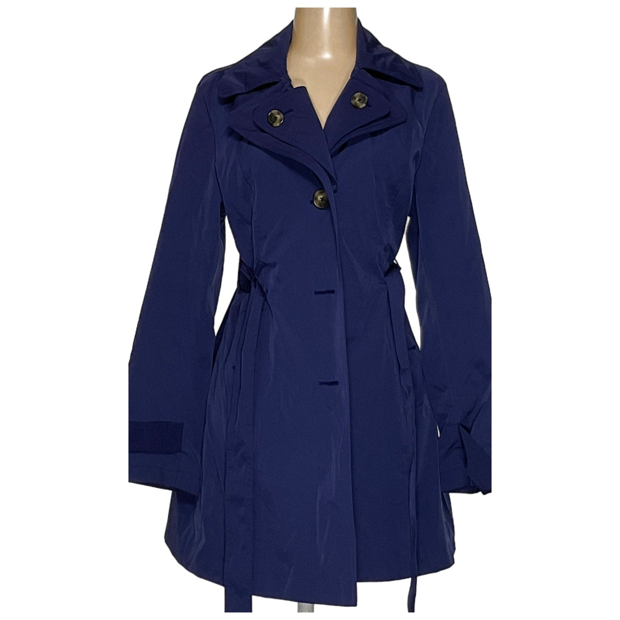 London Fog Blue Trench Coat - Women's S