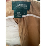 Lauren Ralph Lauren Women's Tan Corduroy Bootcut Pants