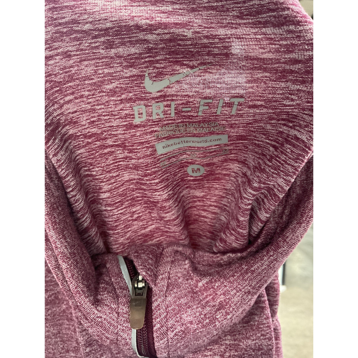 Nike Purple Henley Sweatshirt