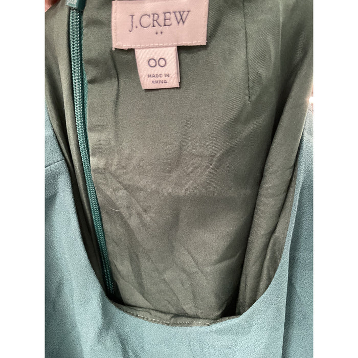 J.Crew Green Wrap Dress - Size 00