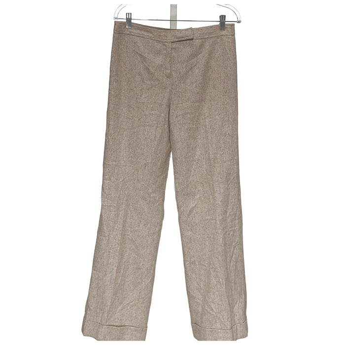 Ann Taylor Beige Wool Ankle Pants Size 8