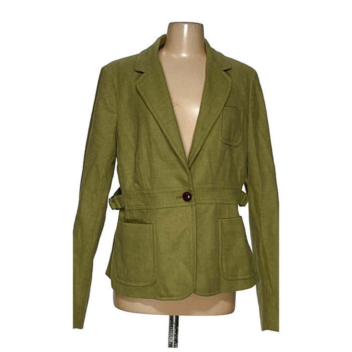 J. Crew Green Wool Blazer - Women's t14