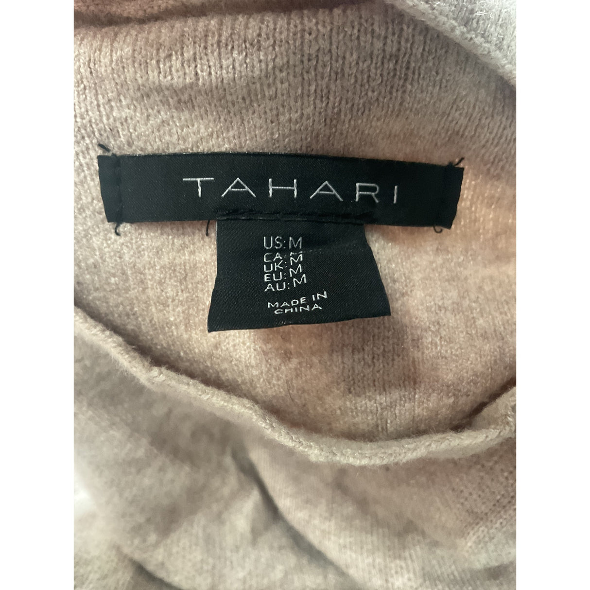 Tahari Beige Sweater - Women's M