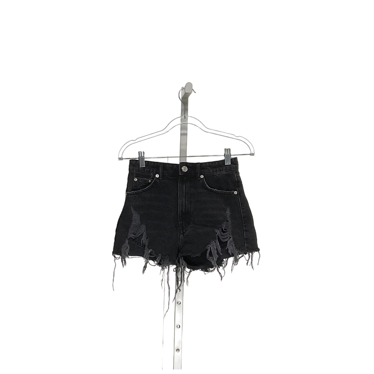 ZARA Black Cotton Sailor Shorts - Women's Size 0