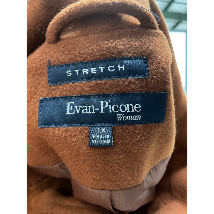 Evan Picone Brown Wool Jacket