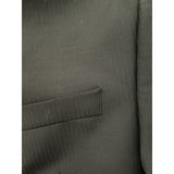 Calvin Klein Blue Wool Pinstripe Blazer 48L