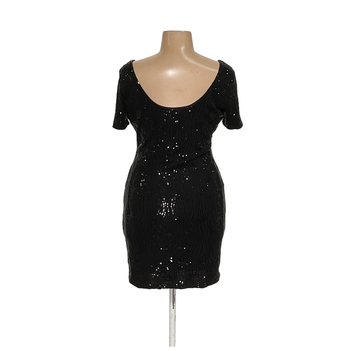 Bebe Black A-Line Dress XL