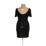 Bebe Black A-Line Dress XL