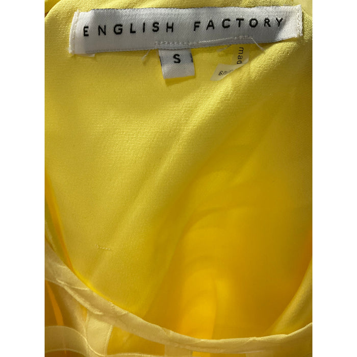 English Factory Yellow Shift Dress - Women's Size S