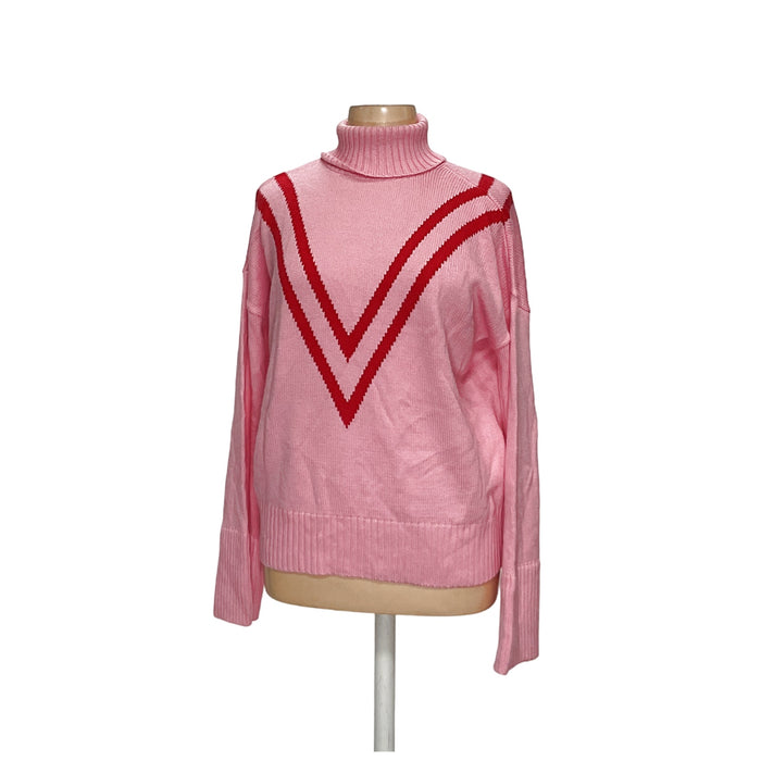 LOVERS + FRIENDS Pink Cotton Sweater