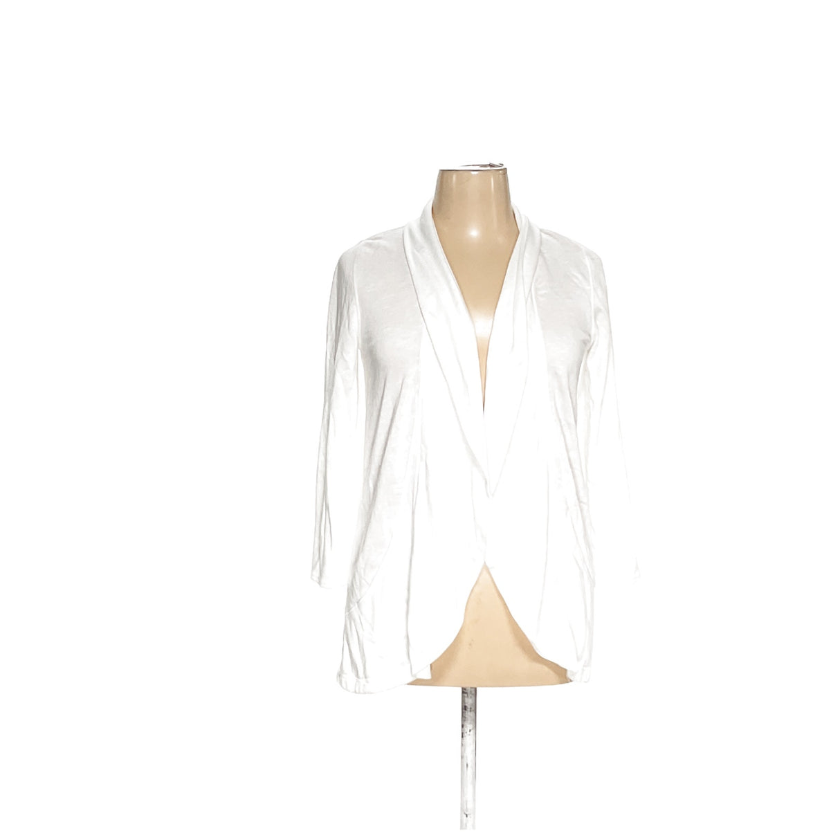 Chico's White Rayon Cardigan - Size 0