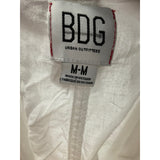 BDG White Button-Up Top - Women's M