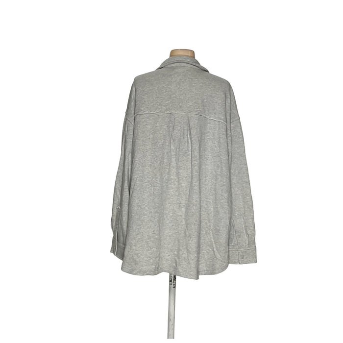 Aerie Gray Cotton Cardigan - Women's M