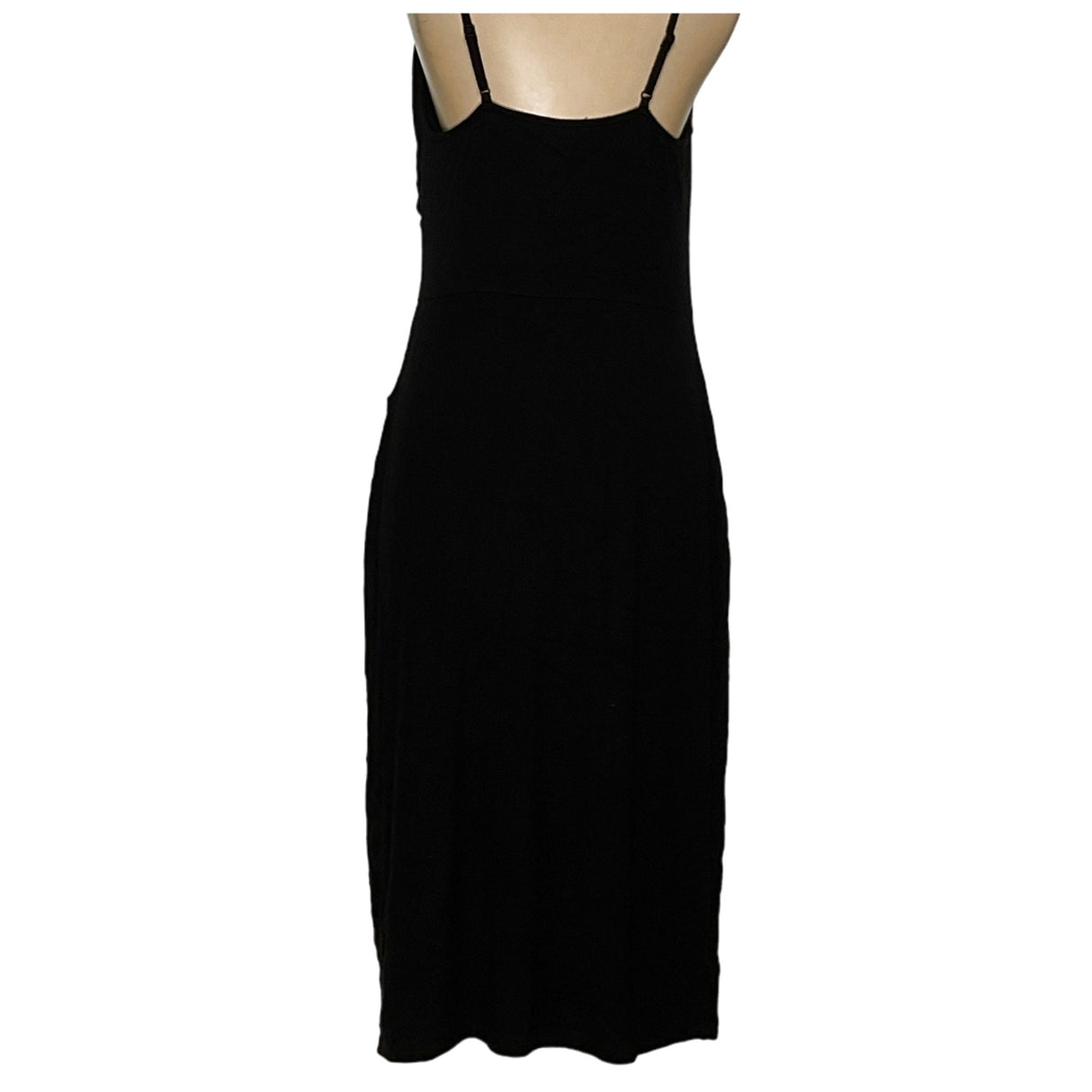 Rachel Zoe Black Sheath Midi Dress, Size M