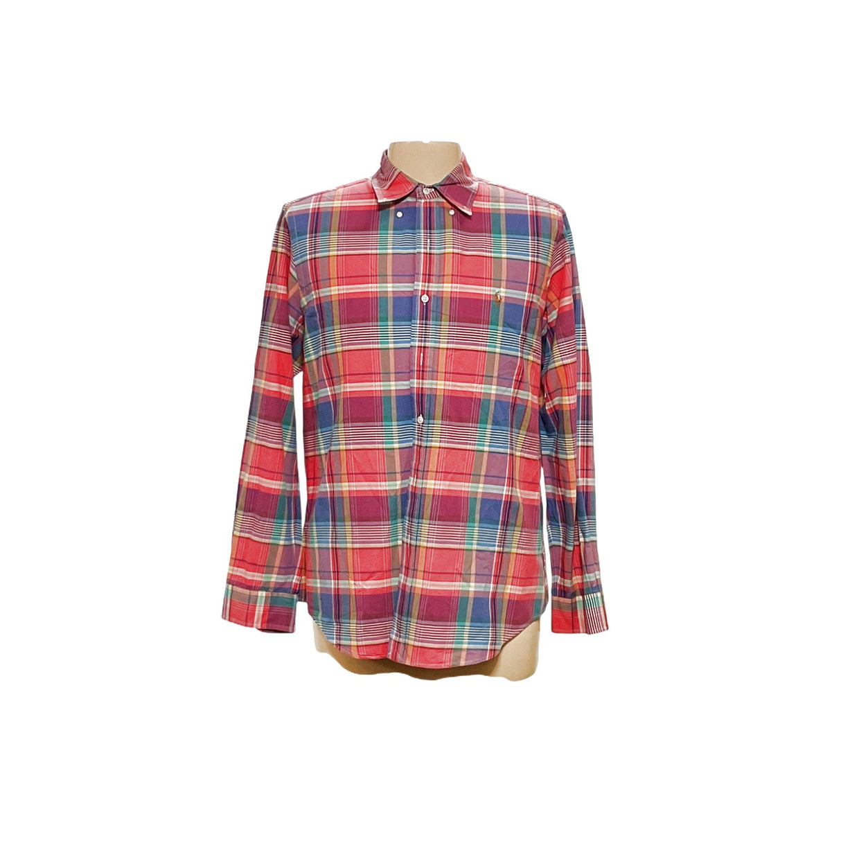 Ralph Lauren Multicolor Plaid Canvas Shirt